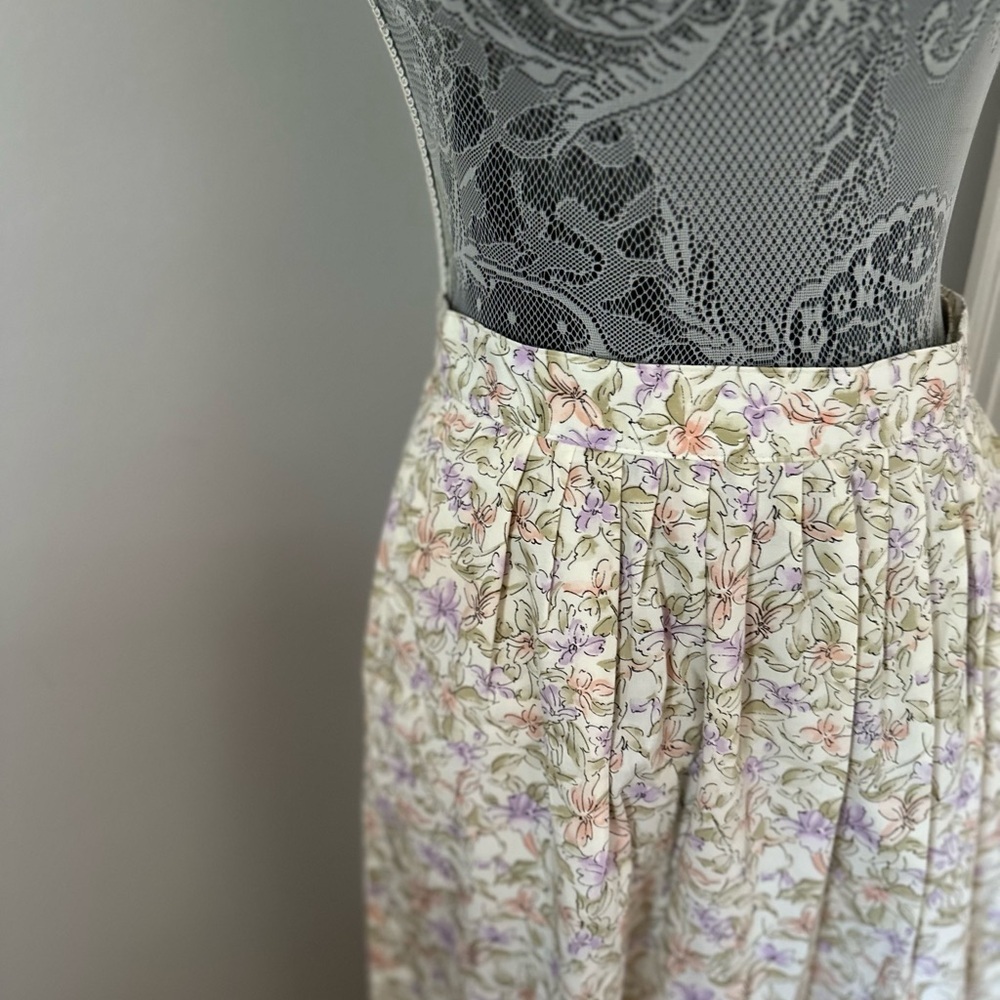 Vintage 60s Womens Sz: 10 Pendleton Miss sophisticates Floral Midi Skirt. - Picture 8 of 9